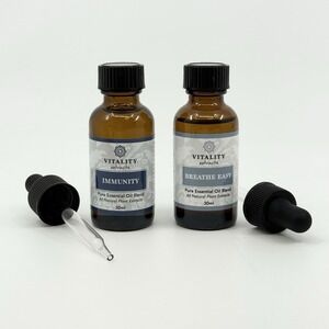 Vitality Extracts Immunity & Breathe Easy Set 30ml Immune And Breathing Support